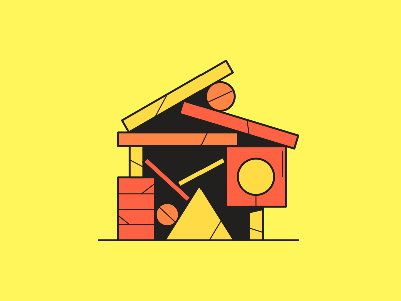 myhouseisyourhouse.gif animated character clean color cute gif happy illustration kikillo motion sensual visual