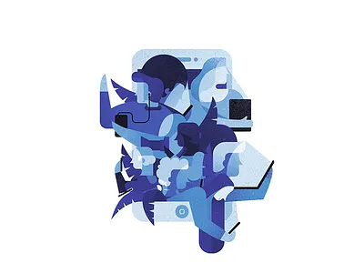 Connected world connect connected illustration iphone people phone technology