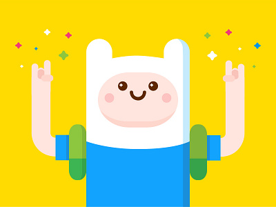 Finn adventure art fan finn fun rock time