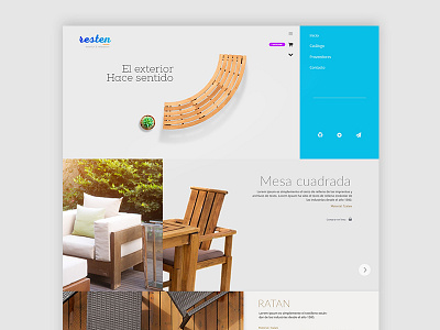 Restn ui web web design website