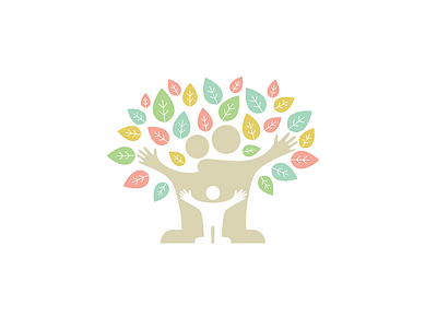 Family Tree association family illustration logo planting tree volunteering