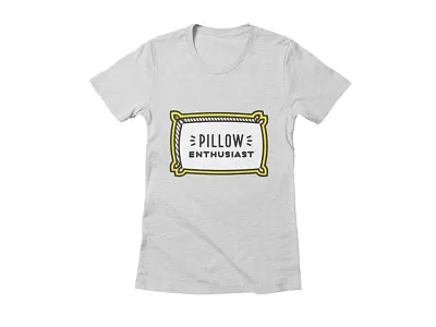 Pillow Enthusiast apparel lazy pillow threadless tshirt