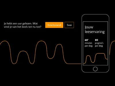 Pitch deck slide — Your Reading Experience app deck experience flat house library lines pitch reading slide