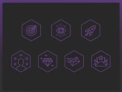 Eipix Icon Set dark games gaming icons illustration purple site web