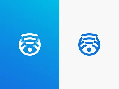 I Spy Wifi eye icon logo logodesign logomark mark symbol wifi