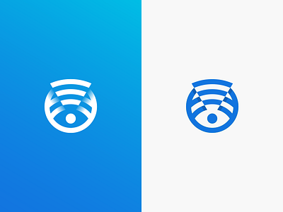 I Spy Wifi eye icon logo logodesign logomark mark symbol wifi