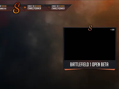 Battlefield 1 Twitch Overlay twitch ui ux