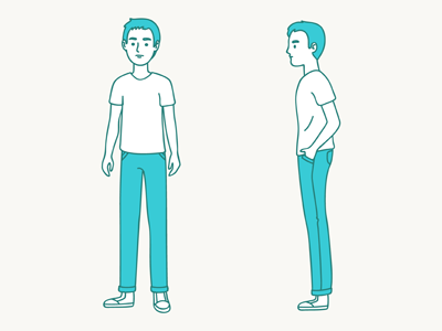 Simple character character illustration vector