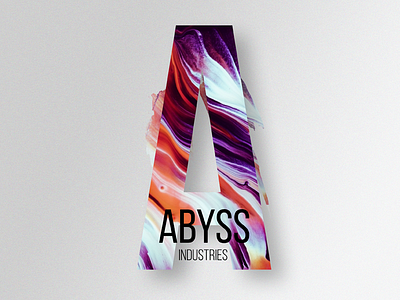 Abyss industries graphicdesign logotype typography