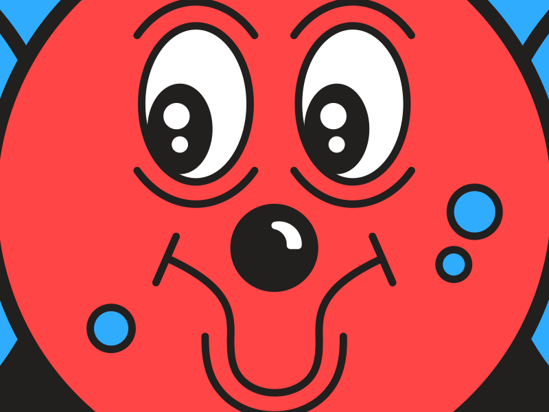 WHEN U ARE ABOUT TO CRY LOL animated character clean color cute gif happy illustration kikillo motion sensual visual