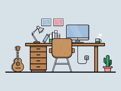 Workspace dribbble icon practice