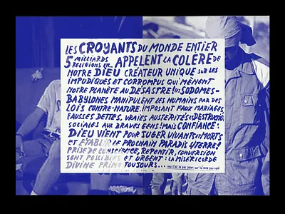 Black Thursday — Inside Pages blue book design duotone editorial magazine monotone typography