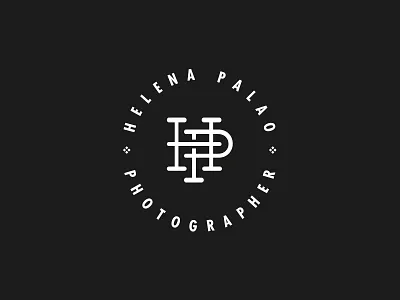 HP brand circle logo photo photographer stamp