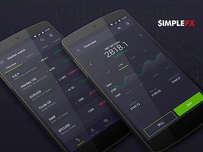 Broker app android broker finance icon interface logo mobile phone ui ux