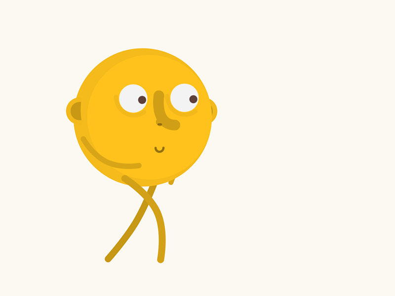 walk cycle ae flat walk yellow