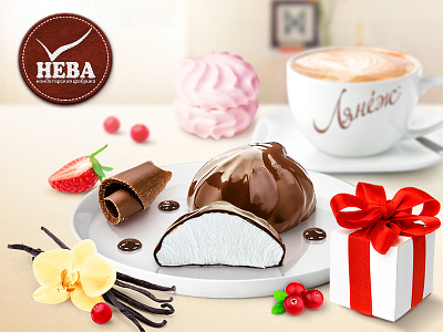 Poster of Chocolate Zephyr candy chocolate coffee cranberry dessert food gift glazed strawberry sweet vanilla zephyr