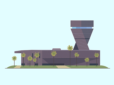 de Young building de young design illustration illustrator san francisco