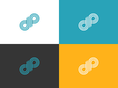 JP logo branding icon infinity j jp p