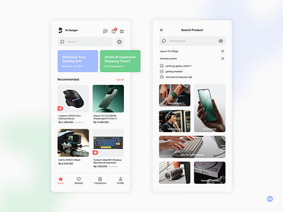 Hi Gadget - Marketplace android e commerce gadget ios light marketplace mobile mobile app mobile ui phone ui ui design