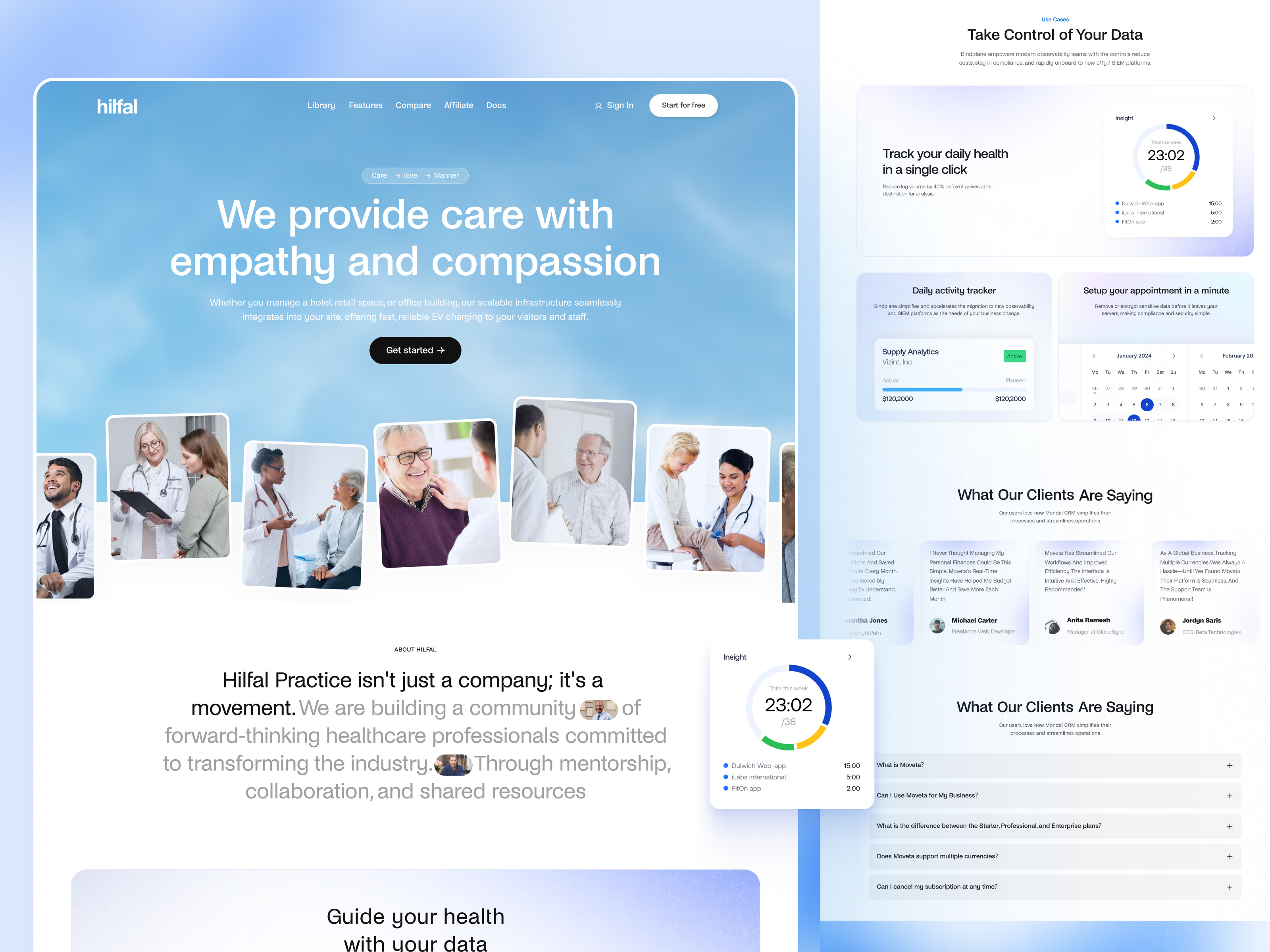Example of High Converting Saa S Landing Page Figma