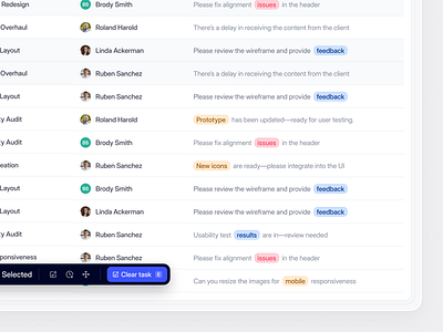 Table 🗂️ clean desktop app saas table ui uidesign uiux ux web app web application