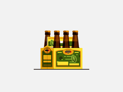 Jai Alai beer brewskies cigar city flat illustration jai alai minimal