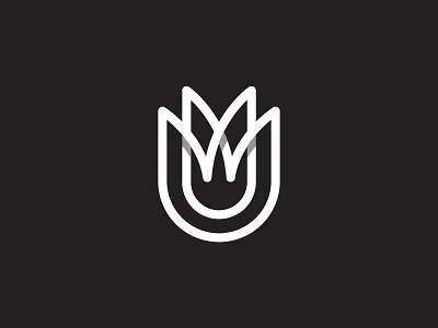 MW Flower Monogram flower monogram mw