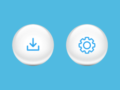 Example of Spinning Buttons