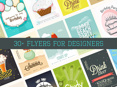 30 Flyers For Designers flyer flyer template free flyer