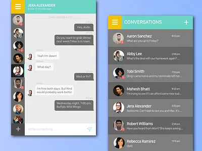 Direct Messaging | 013 013 chat daily100 dailyui direct messaging ios message messaging app ui uidesign ux uxdesign