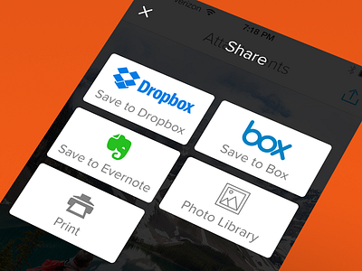 Share Button app button ios product share