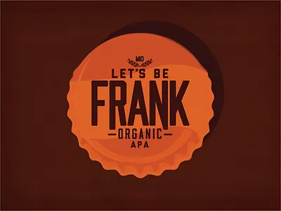 Let’s Be Frank Bottle Cap ale american beer bottle cap label logo missouri organic pale usage wheat