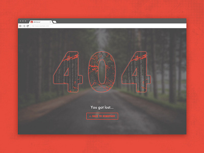 404 page 404 daily dailyui error lost minimal ui web