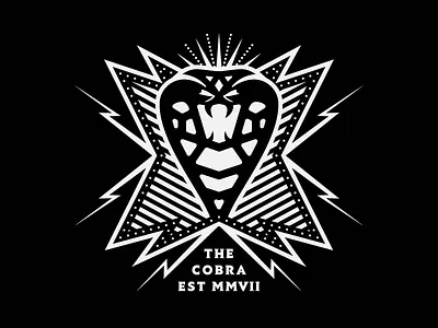 Ophidian The Cobra bolt chikara cobra graphic logo merch ophidian snake t shirt wrestling