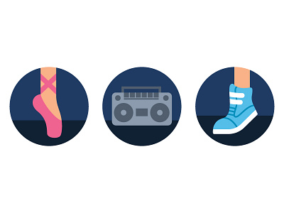 Dance Icons dance icon icon design illustrate illustration vector
