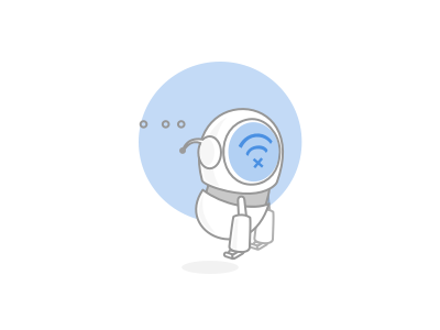 No Network illustrator