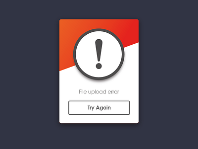 Daily UI #010 Flash Message daily dailyui error modal ui