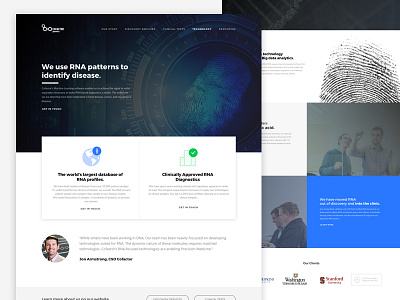 Cofactor Genomics - WIP app art blue flat fun gradient modern sketch ui ux web website