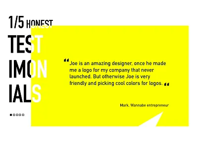 Testimonials 039 daily dailyui quote testimonials ui