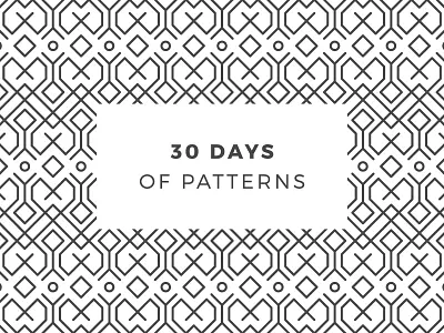 30 Days Of Patterns challenge daily geometric onepatternoneday pattern patterns seamless vector