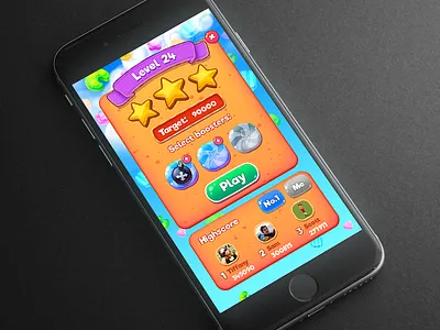 who loves candies color game menu play star sweet ui