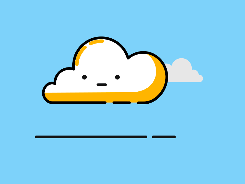 Rainy mood app cloud funny icon motion rain rainy sick sky weather