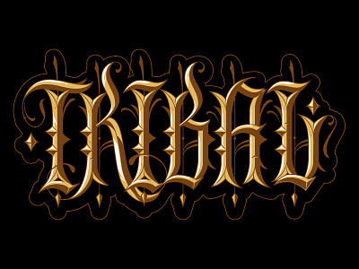 Tribal Gear custom lettering custom lettering hand lettering jared mirabile sweyda tribal clique tribal gear tribal streetwear type