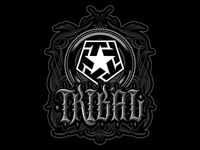 Tribal Gear merch design custom lettering hand lettering jared mirabile lettering sweyda tribal clique tribal gear tribal streetwear type