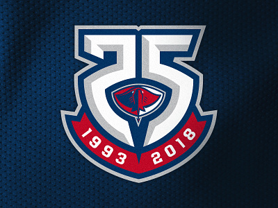 Logo Submission #1 - South Carolina Stingrays - 25th Anniversary 25th anniversary echl icehockey icethetics south carolina stingrays sportslogo