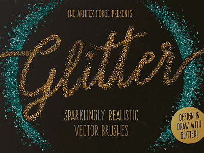 Glitter Brushes brush brushes glitter illustrator sparkle