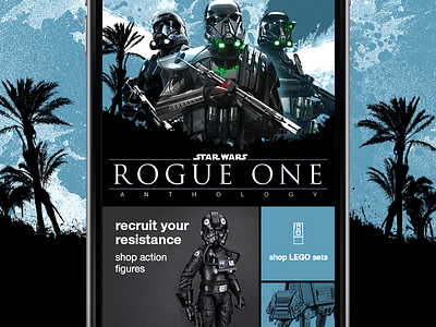 Star Wars—Rogue One for Target ecommerce responsive rogue one star wars starwars target web