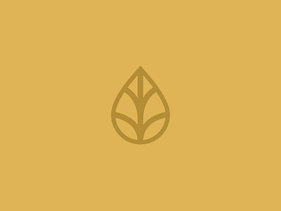 Brandi Branding herbalist icons leaf lines minimal yellow yoga