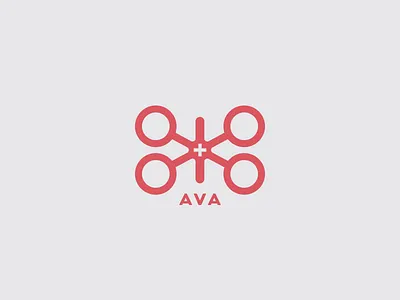 AVA ava drone logo mark medical