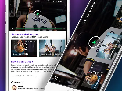 Verizon Go90 Integration app application comments interface mobile sports video